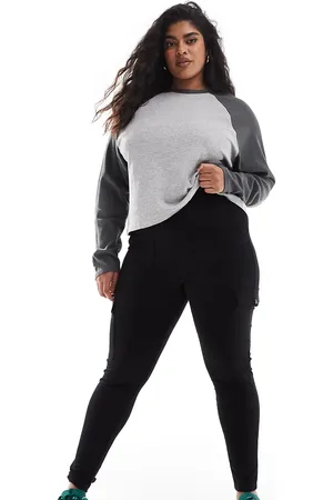 Yours – Ponte-Leggings in mit Cargotaschen