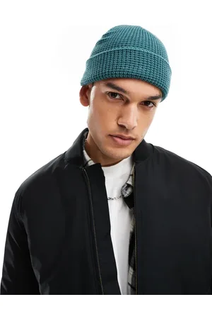 Dickies – Woodworth – Strickmütze mit Waffelstruktur in Dunkelgrün
