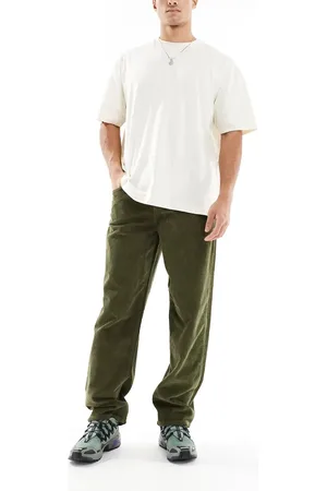 ASOS – Weite Cordhose in Khaki