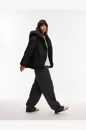 MANGO – Oversize-Puffermantel in mit lockerem Schnitt und Kragen