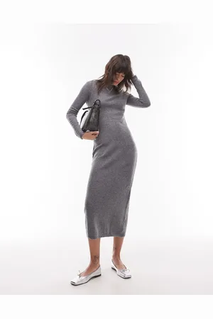 MANGO – Leichtes Midikleid in mit U-Boot-Ausschnitt