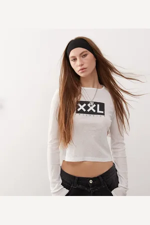COLLUSION – Halbtransparentes, langärmliges T-Shirt mit Grafik vorn