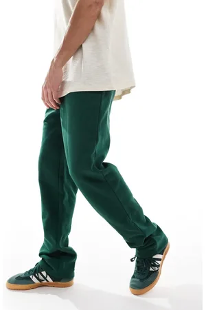 ASOS – Premium – Schwere Oversize-Jogginghose in Dunkelgrün, 400 g/m²