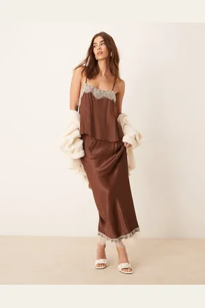 ASOS – Camisole-Oberteil in mit Spitzendetail, Kombiteil