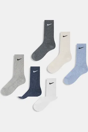 Nike – Everyday Plus Cushioned – 6er-Pack Crew-Socken in verschiedenen Farben