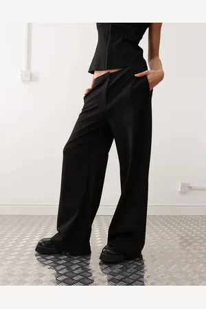 Weekday – Hose in mit Nadelstreifen und weitem Bein, Kombiteil