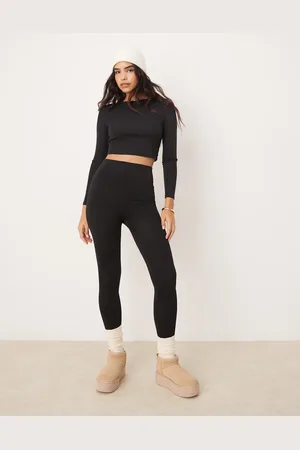 New Look – Nahtlose Leggings in mit Fleecefutter