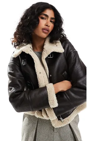 JJXX – Pilotenjacke in mit Teddyfutter