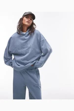 Topshop – Oversize-Kapuzenpullover in mit „St Germain“-Schriftzug, Kombiteil