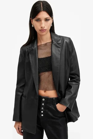 AllSaints – Deri – Leder-Blazer in