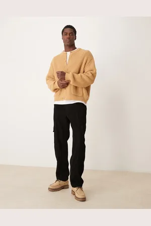 ASOS – Gerade geschnittene Cargohose aus Cord in