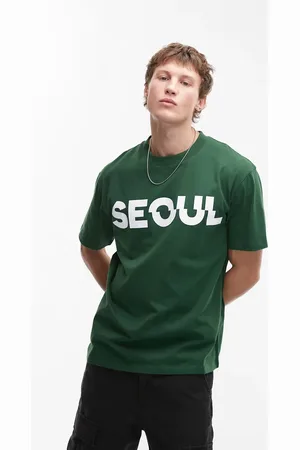 Topman – Oversize-T-Shirt in mit „Seoul“-Print