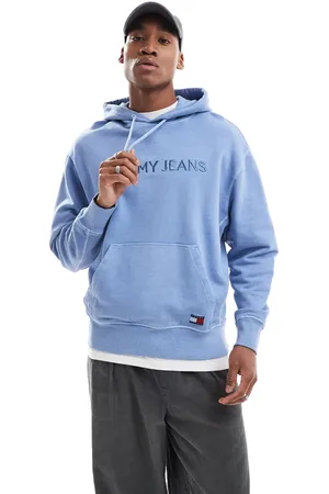 Tommy Hilfiger – Lässig geschnittener Kapuzenpullover mit farblich abgestimmter Logo-Stickerei