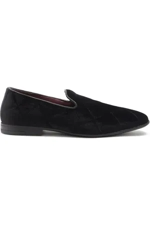 Thomas Crick – Gamble – Slip-on-Loafer in aus Samt und Leder