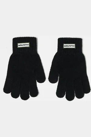 Hunter – Schwarze Unisex-Handschuhe