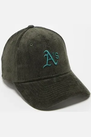 New Era – Oakland 9forty – Kappe aus Cord in Khaki