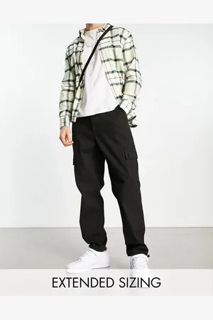 ASOS – Schmal zulaufende Cargo-Hose in mit verstellbaren Bündchen