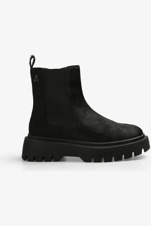 SCALPERS – Stiefel in mit Ponyfell-Struktur