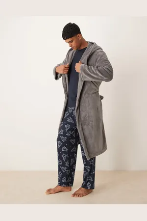 Urban Threads – Fleece-Bademantel in