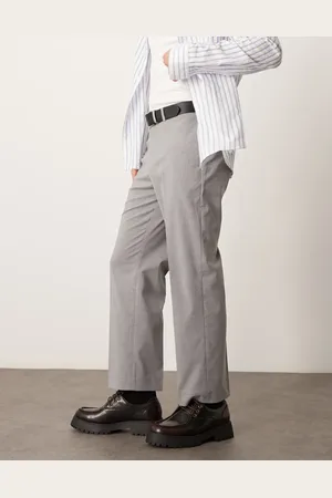 ASOS – Elegante, kurz geschnittene Hose in meliert