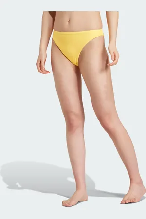 adidas – Adicolor – Bikinihose in Funkengelb