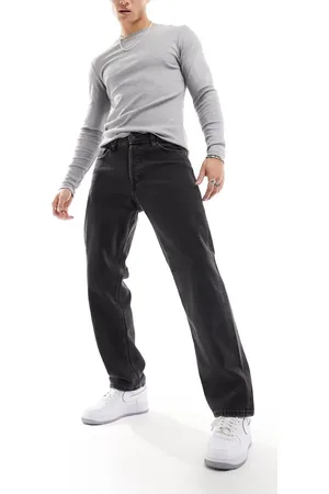 JACK & JONES – Eddie – Locker geschnittene Jeans in verwaschenem