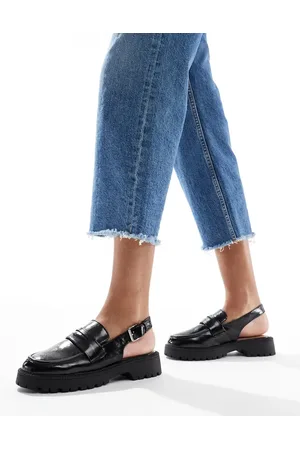New Look – Loafer in mit Fersenriemen und dicker Sohle