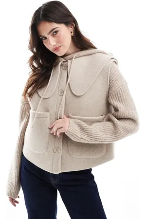 ASOS – Weste mit Knopfleiste und Bubikragen