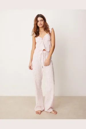 Boux Avenue – Set aus Baumwolle in mit Camisole und Hose