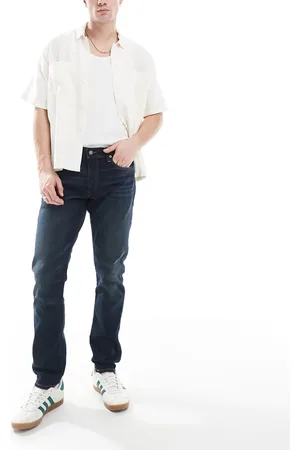 Ralph Lauren – Parkside – Straight-Fit-Jeans in dunkler Waschung mit niedrigem Bund und Markenlogo auf der Gesäßtasche