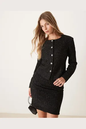 VILA – Trophy – Jacke in mit Glitzerdetail, Kombiteil
