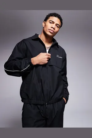The Couture Club – Elegante Trainingsjacke in mit Paspelierung, Kombiteil