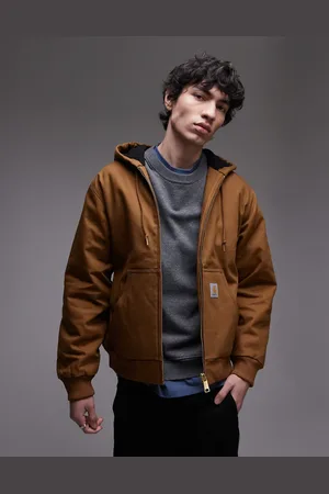 Carhartt – Active – Kapuzenjacke in Braun