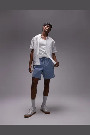 Rhythm – Jam-Shorts aus Cord in Himmelblau