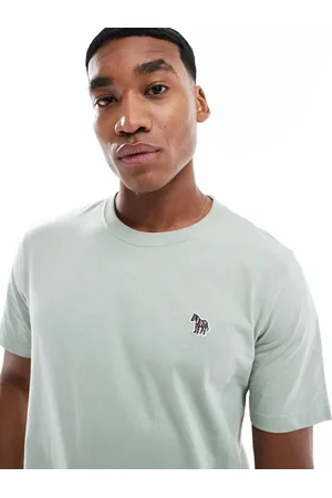 Paul Smith – T-Shirt in Hellgrün mit Zebra-Logo
