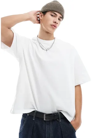 JACK & JONES – Kastiges T-Shirt aus schwerem Material in