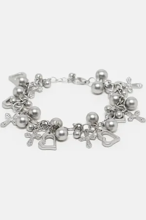 Reclaimed – Ultimate – Silberfarbenes Unisex-Armband mit Anhängern
