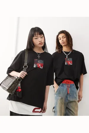 COLLUSION Unisex – T-Shirt in mit offiziellem, lizenziertem „Nicki Minaj“-Foto-Print