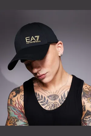 EA7 Armani – – Baseballkappe in mit Logo in Gold