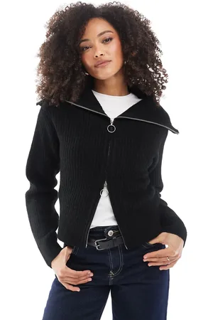 JJXX – Strickpullover in mit Zwei-Wege-Reißverschluss