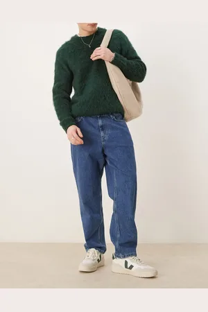 MANGO – Lässig und gerade geschnittene Jeans in Dunkelblau