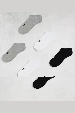 Ralph Lauren – Mehrfarbige Socken im 6-Pack