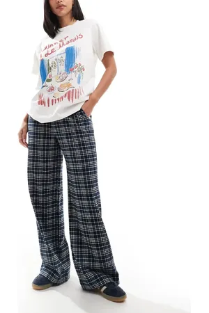 Cotton On Cotton On – Hose in kariertem mit lockerem, geradem Schnitt
