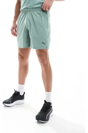 PUMA – Essentials – Shorts in Salbeigrün, 7 Zoll Schrittlänge