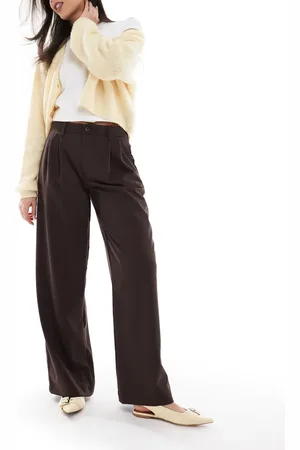 Bershka – Elegante Hose in mit weitem Bein