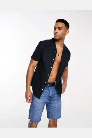 Only & Sons – Kurzärmliges Oxford-Hemd in mit Reverskragen