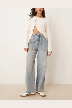 New Look – Weit geschnittene Carpenter-Jeans in