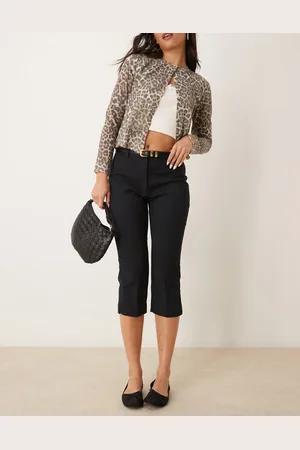 Abercrombie & Fitch – Elegante Caprihose in mit niedrigem Bund