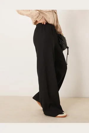 ASOS – Hose in mit weitem Schnitt und Waffelstruktur