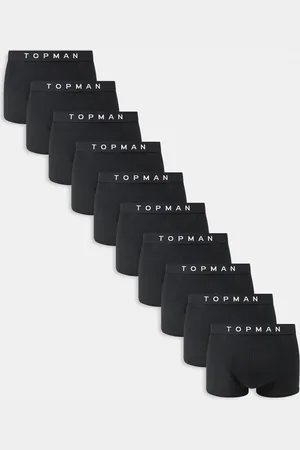 Topman – Schwarze Unterhosen im 10er-Pack